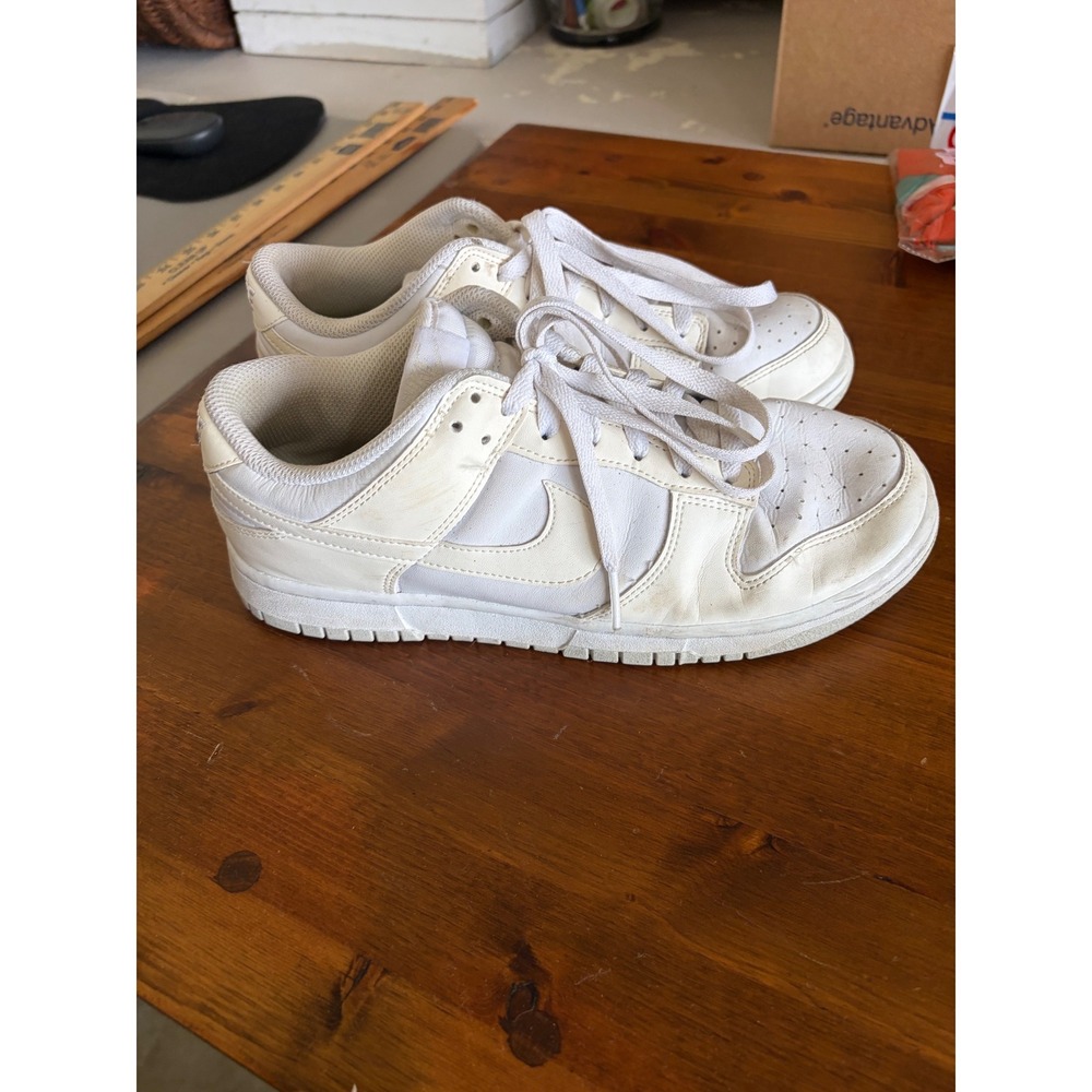 Nike Dunk Low Womens white coconut milk  Low Top Sneakers Shoes 8 casual classic